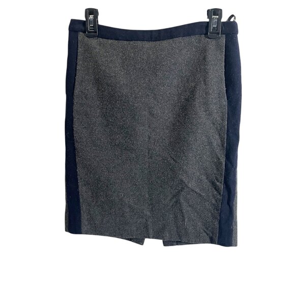 J.Crew Dresses & Skirts - J.Crew Pencil Skirt Womens Size 4 Gray Wool Blend Mid-Length